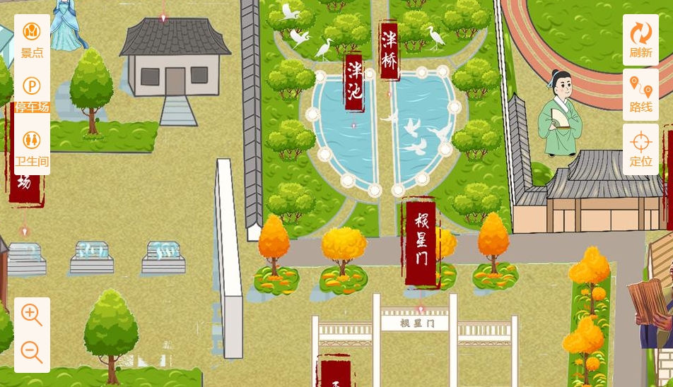 湖南手绘地图景区语音讲解导览系统：智慧景区建设的基石