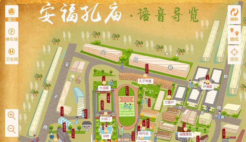 湖南手绘地图：智慧景区智能化服务的延伸